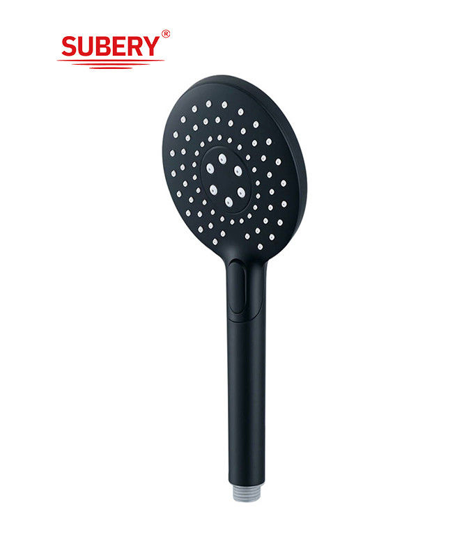 ABS nhựa 3 chức năng vòi rửa tay vòi rửa tay cho cột tắm nhà vệ sinh đen matt vòi silicon tròn sạch dễ dàng OEM