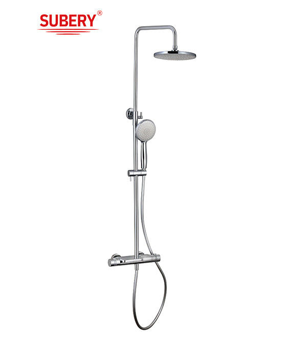 Nhà máy bán hàng trực tiếp phòng tắm 304 thép không gỉ lắp tường máy vòi nước nén nhiệt độ liên tục thiết lập